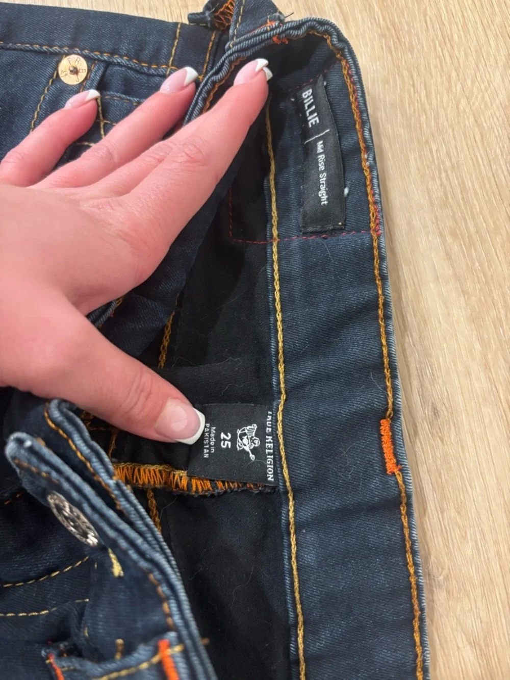 Billie Midrise Straight True Religion Jeans - Picture 3 of 5